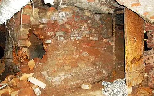 Топка и вход в воздушную камеру. Малый Эрмитаж