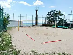 Волейбольная площадка на пляже