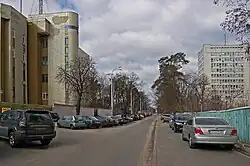 Улица в апреле 2011 года