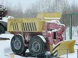 Дистанционно управляемый грузовой автомобиль, использовавшийся при ликвидации последствий аварии