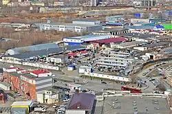 Продовольственный рынок на улице Гвардейской, возникший на месте плодоовощной базы