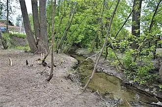 Речка Вертелевка делит Константиновку на две части