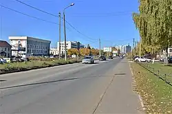 Улица Родины на территории промзоны