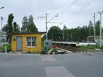 Ж. д. платформа в Ольгине