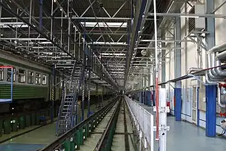 Ремонтные позиции производственного корпуса