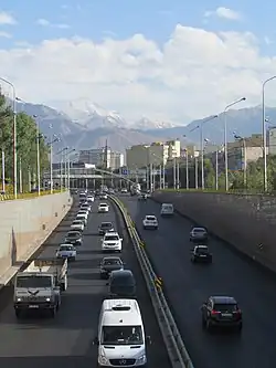 Вид с перекрестка улиц Саина-Шаляпина  в направлении на юг