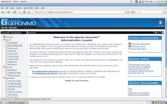 Скриншот программы Apache Geronimo