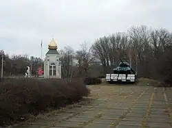 Танк-памятник в Чорткове