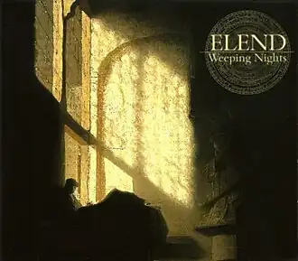 Обложка альбома Elend «Weeping Nights» (1997)