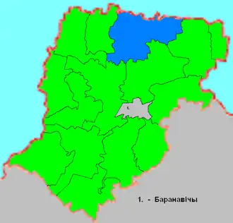 Городищенский сельсовет на карте