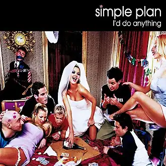 Обложка сингла Simple Plan и Марка Хоппуса «I'd Do Anything» ()