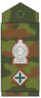 Погон подполковника армии Шри-Ланки