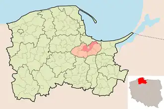 Прущ-Гданьский на карте