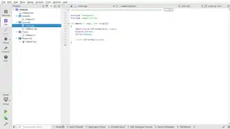 Скриншот программы Qt Creator