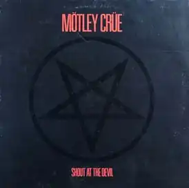 Обложка альбома Mötley Crüe «Shout at the Devil» (1983)
