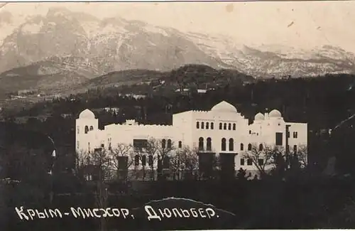 Вид на дворец издали. Начало 20 столетия.