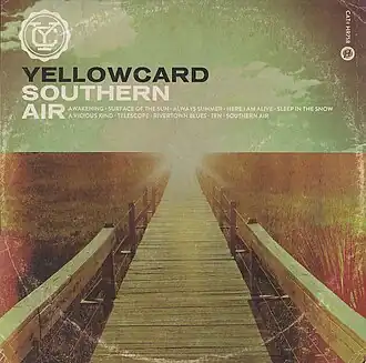 Обложка альбома Yellowcard «Southern Air» (2012)