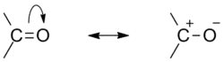 Резонансные структуры для карбонильной группы