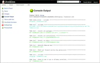 Скриншот программы Ansible