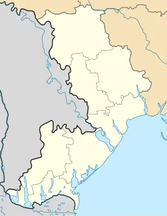 Одесса на карте