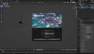 Скриншот программы Blender