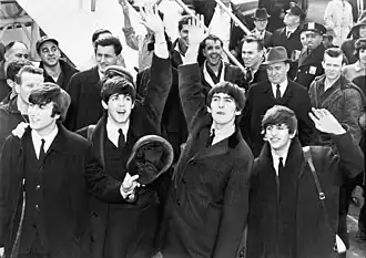 The Beatles в аэропорту JFK. 1964 год