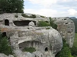 Руины пещерного города «Эски-Кермен»