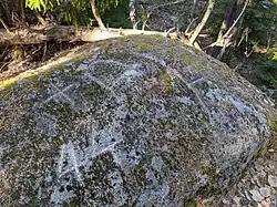 Пограничный камень Laudanjarvi harju