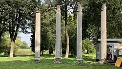 Колоннада главного дома усадьбы И.И. Баскакова