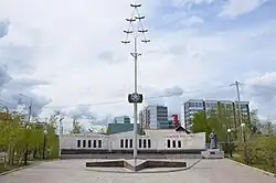 Мемориальный комплекс, посвящённый воинам-якутянам, участникам сражения на озере Ильмень в 1943 г.