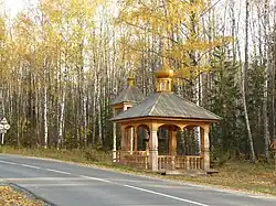 Место, где находился камень преподобного Серафима Саровского