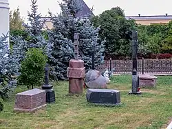 Надгробия некрополя Высоцкого монастыря