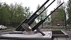 Памятник Герою Советского Союза артиллеристу Михаилу Ивановичу Баркову