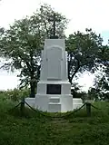 Братская могила русских воинов, павших в 1581 г. в бою с польскими войсками короля Стефана Батория. Обелиск