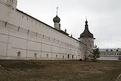 Западное прясло северной крепостной стены