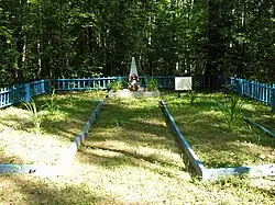 Братское кладбище советских воинов, умерших от ран