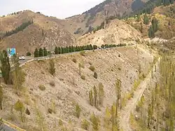 Селезащитная плотина в урочище Медеу