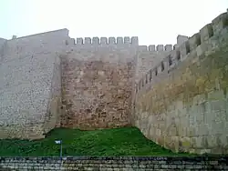 Прясло стены между башней № 16 и башней № 1