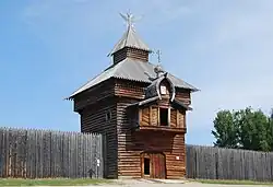 Спасская башня Илимского острога